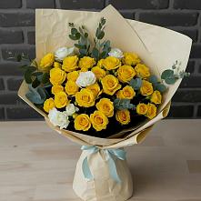 Букет цветов из:  Розы в Дровосеки