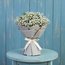 Букет цветов из:  Гипсофила в Дровосеки