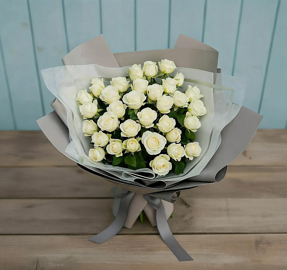 Букет Белоснежная нежность в Дровосеки