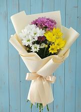 Букет цветов из:  Хризантемы в Дровосеки