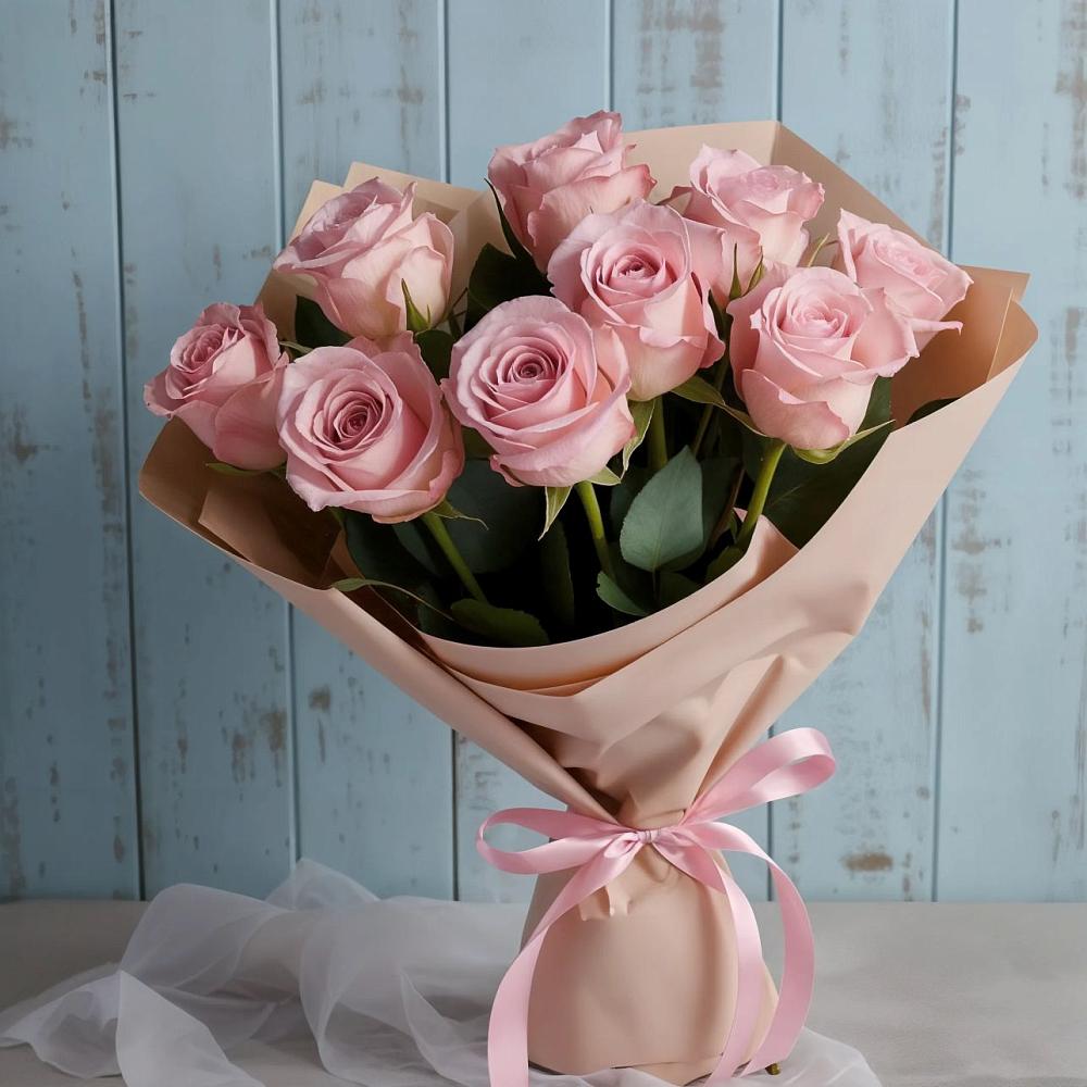 Букет цветов из: Розы в Дровосеки