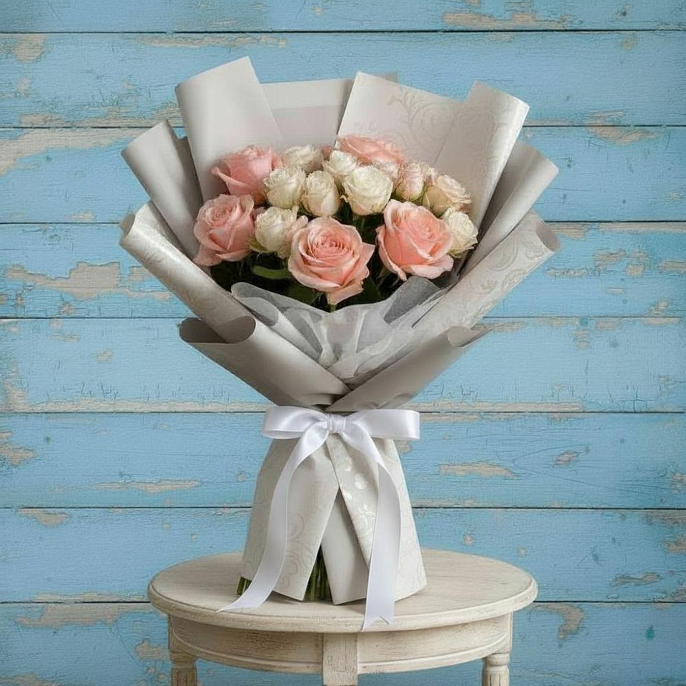 Букет цветов из: Розы в Дровосеки