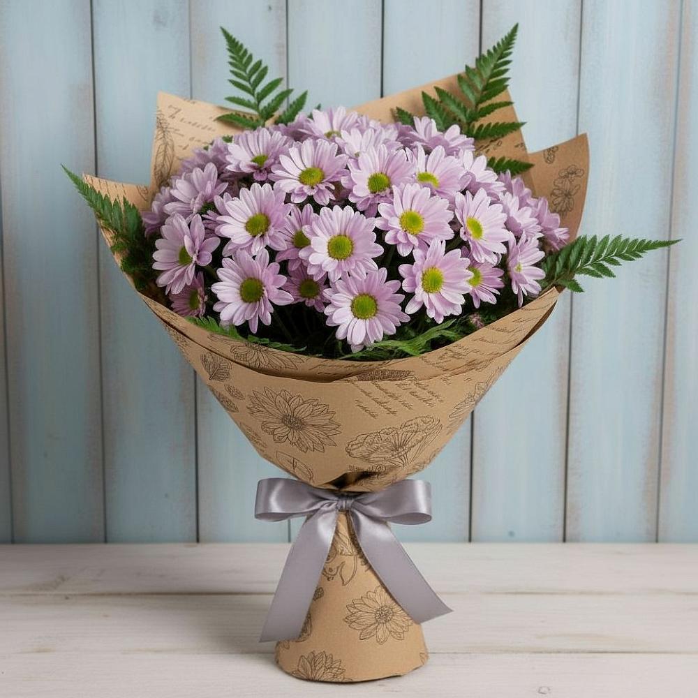 Букет цветов из: Хризантемы в Дровосеки