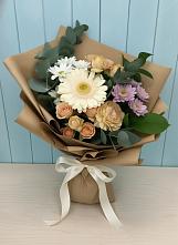 Букет цветов из:  Герберы и Хризантемы в Дровосеки