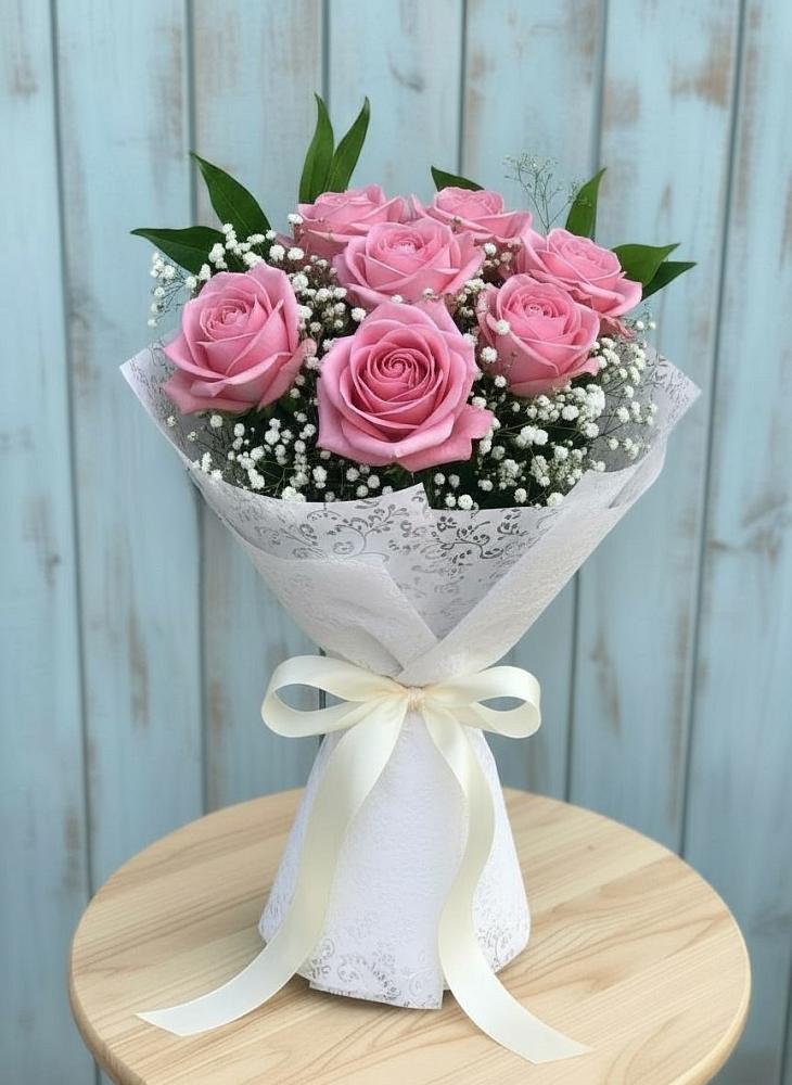 Букет цветов из: Розы в Дровосеки