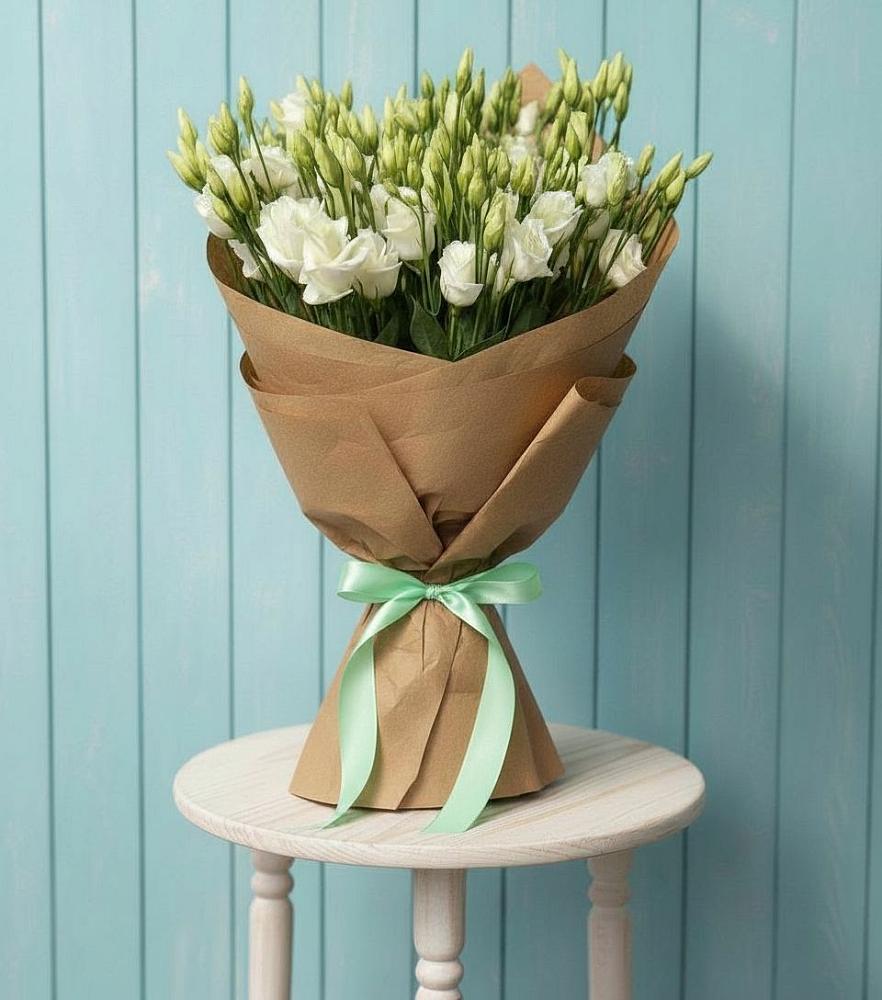 Букет цветов из: Лизиантусы в Дровосеки