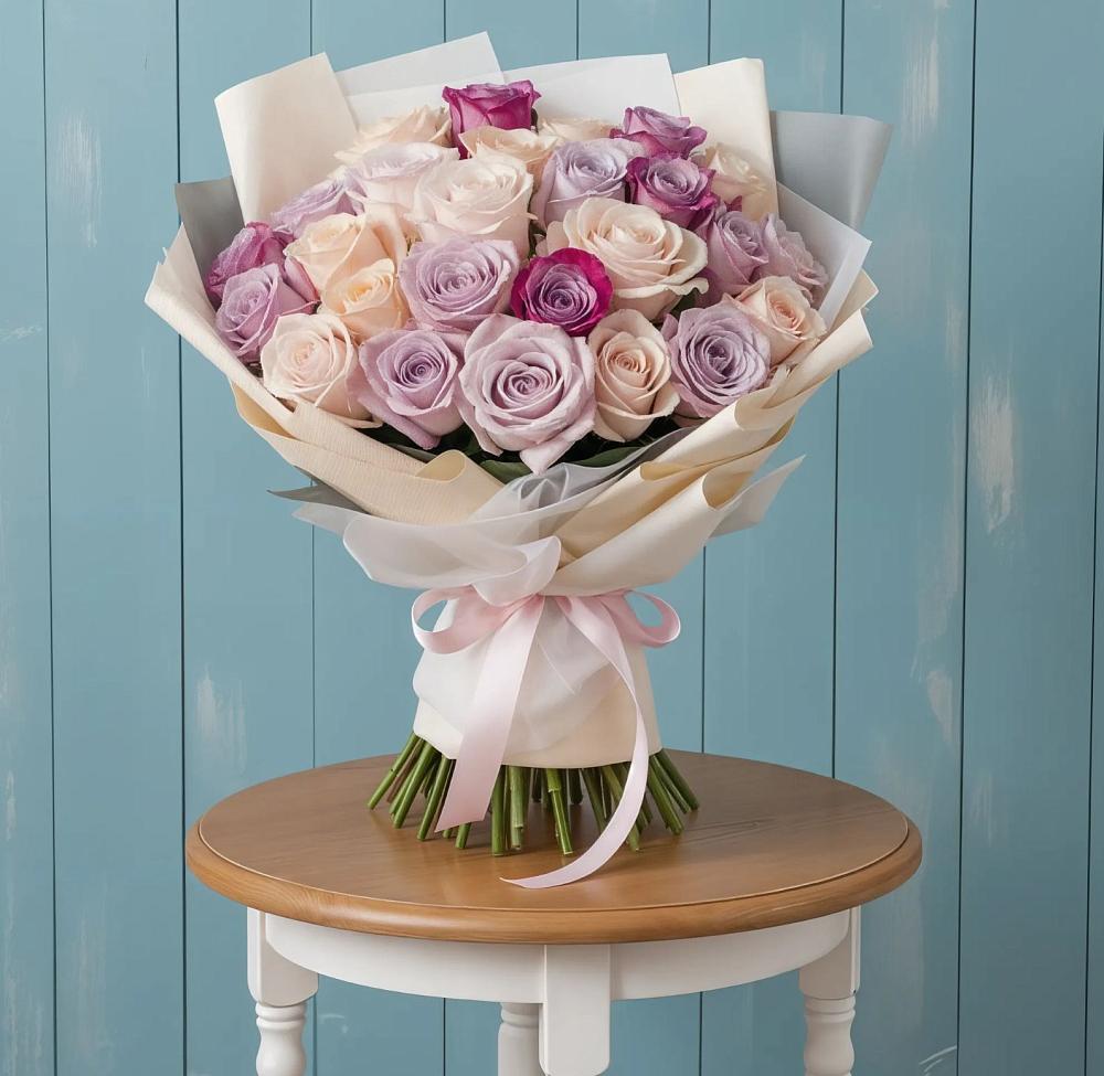 Букет цветов из: Розы в Дровосеки