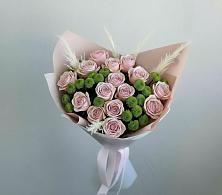 Букет цветов из:  Розы и Хризантемы #REPLACE_PRED# Дровосеки