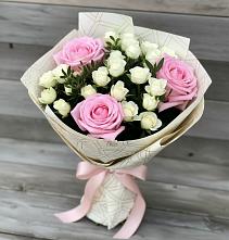 Букет цветов из:  Розы в Дровосеки