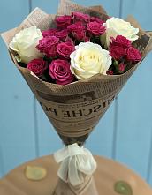 Букет цветов из:  Розы в Дровосеки