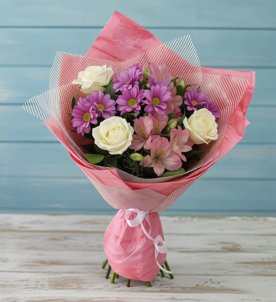 Букет цветов из: Герберы в Дровосеки