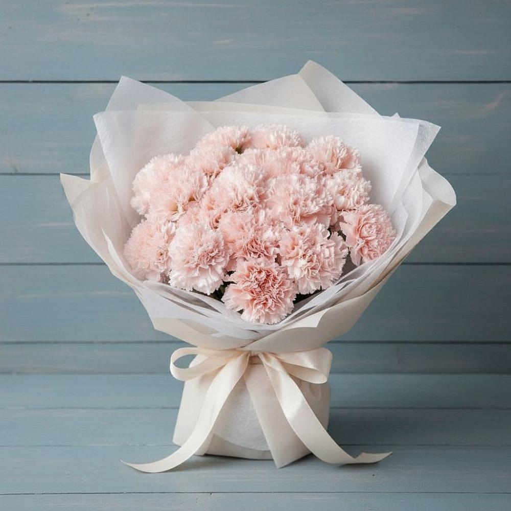 Букет цветов из: Гвоздики в Дровосеки